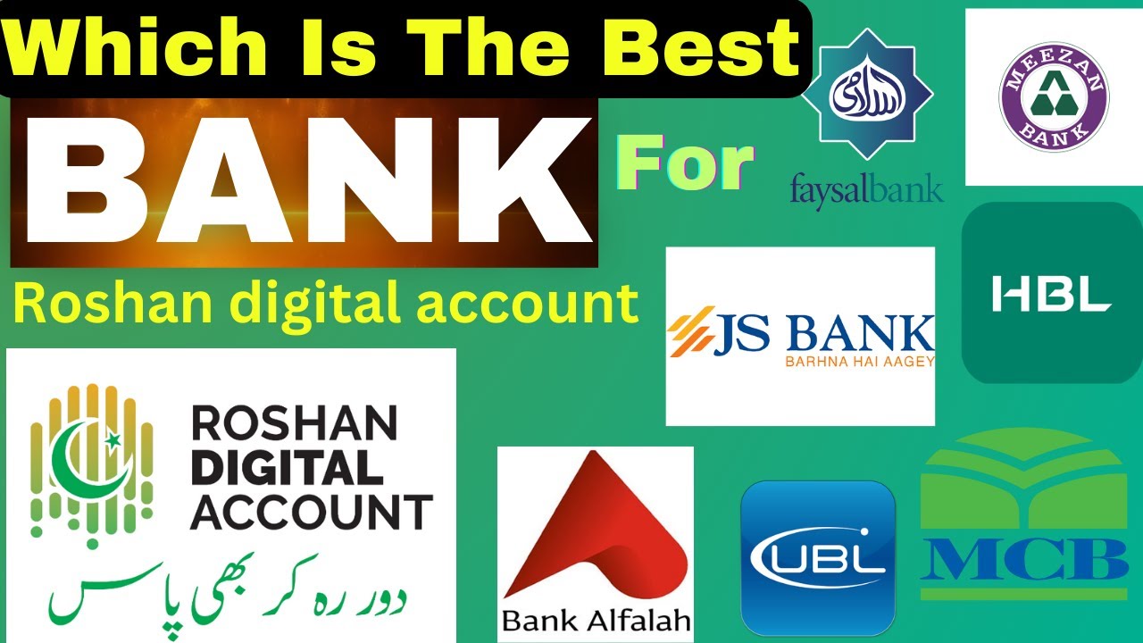 Best Bank For Roshan digital account |Best Bank RDA | best bank for overseas Pakistani #JSBank#RDA