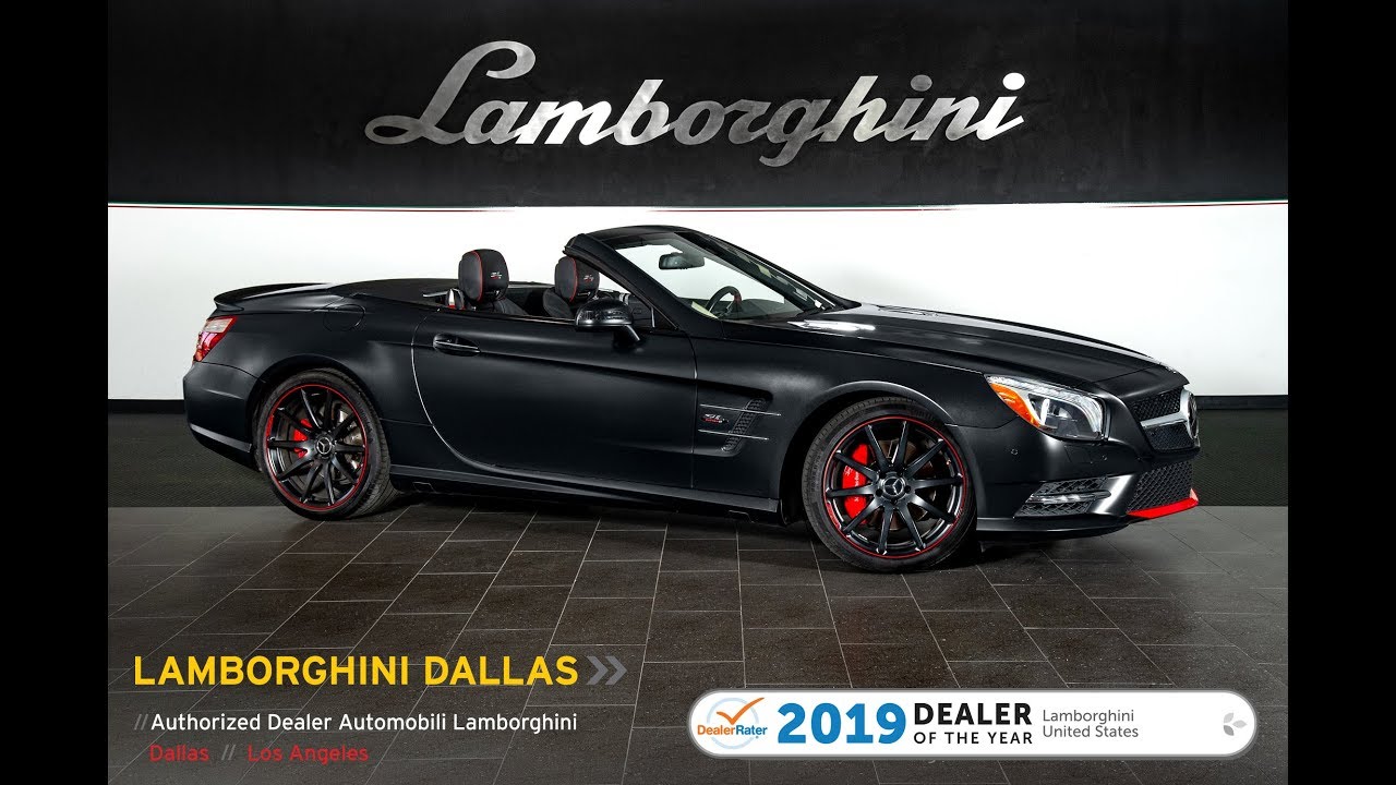 2016 Mercedes Benz SL550 Mille Miglia 417 Roadster Designo Night Black Magno Matte LT1233