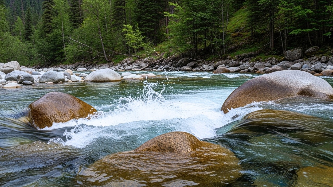 Deep Forest Sleep 🌿 River Sounds for Insomnia