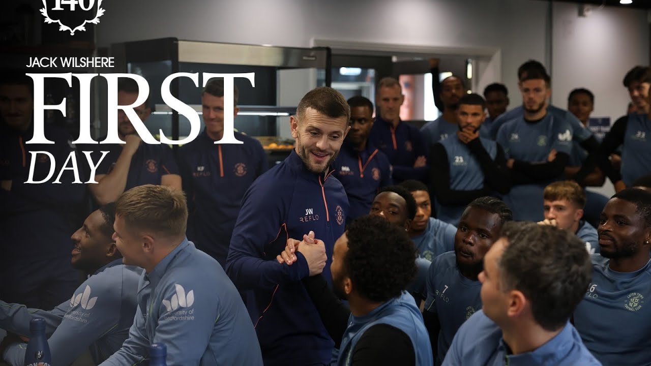 Jack Wilshere's first day as Luton Manager! | Behind-the-Scenes