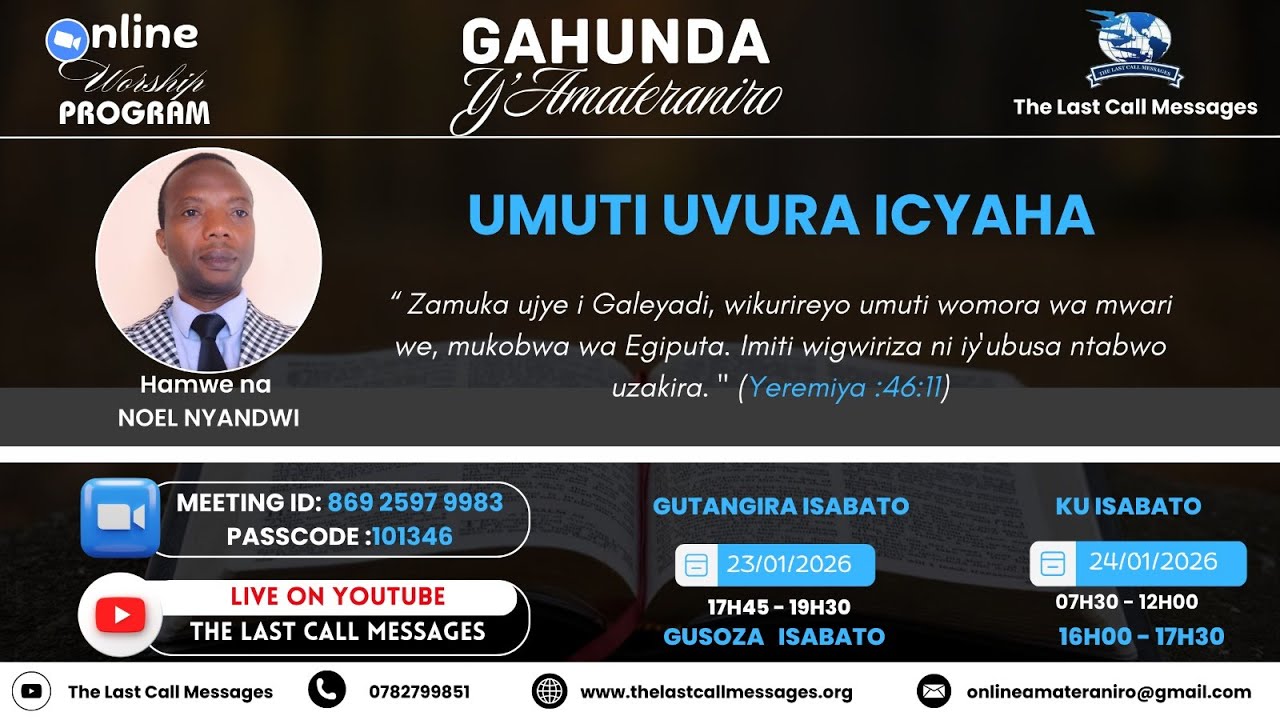 3.UMUTI UVURA ICYAHA by NOEL NYANDWI