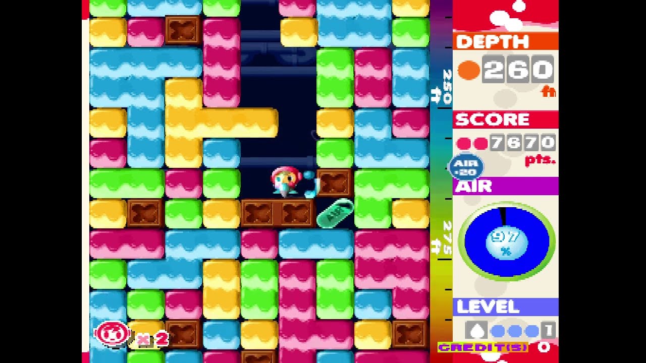 [TAS] Arcade Mr. Driller 