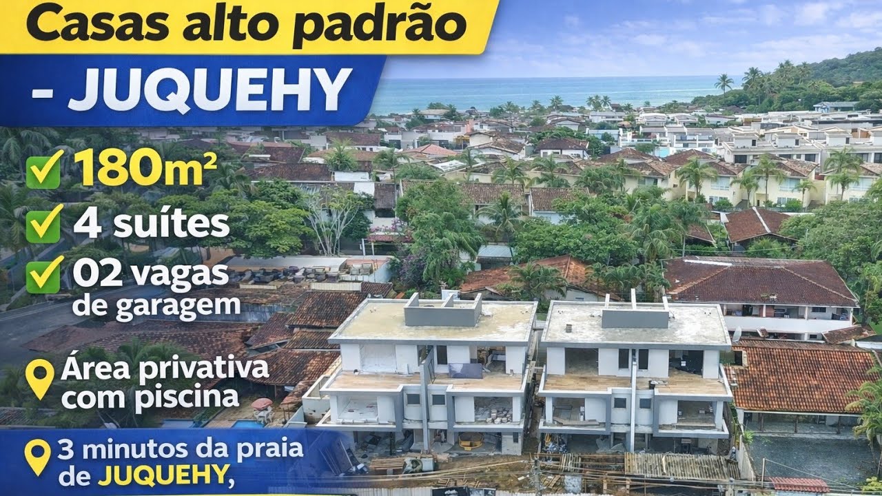 LANÇAMENTO: CASA EM JUQUEHY - ALTO PADRÃO