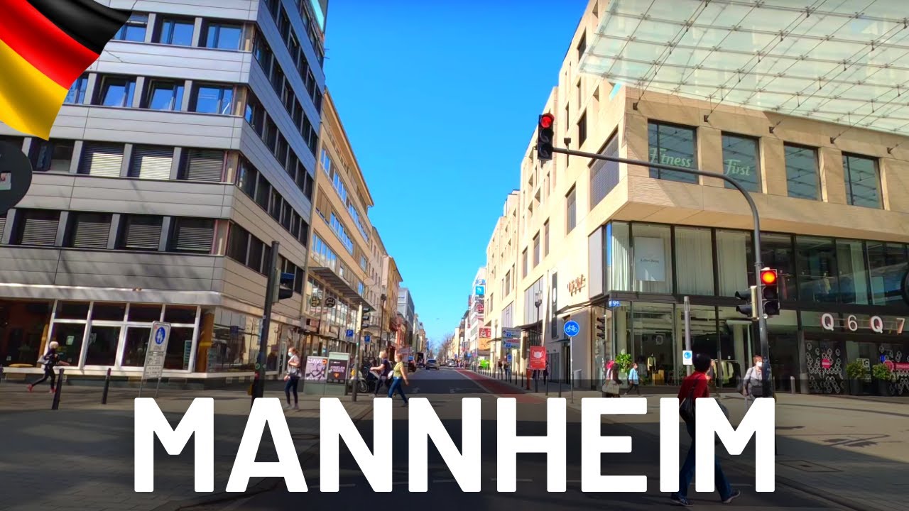 MANNHEIM Driving Tour 🇩🇪 Germany || 4K Video Tour of Mannheim