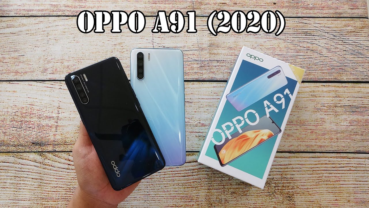 Oppo A91 2020 unboxing, camera, fingerprint, face unlock, antutu benchmark