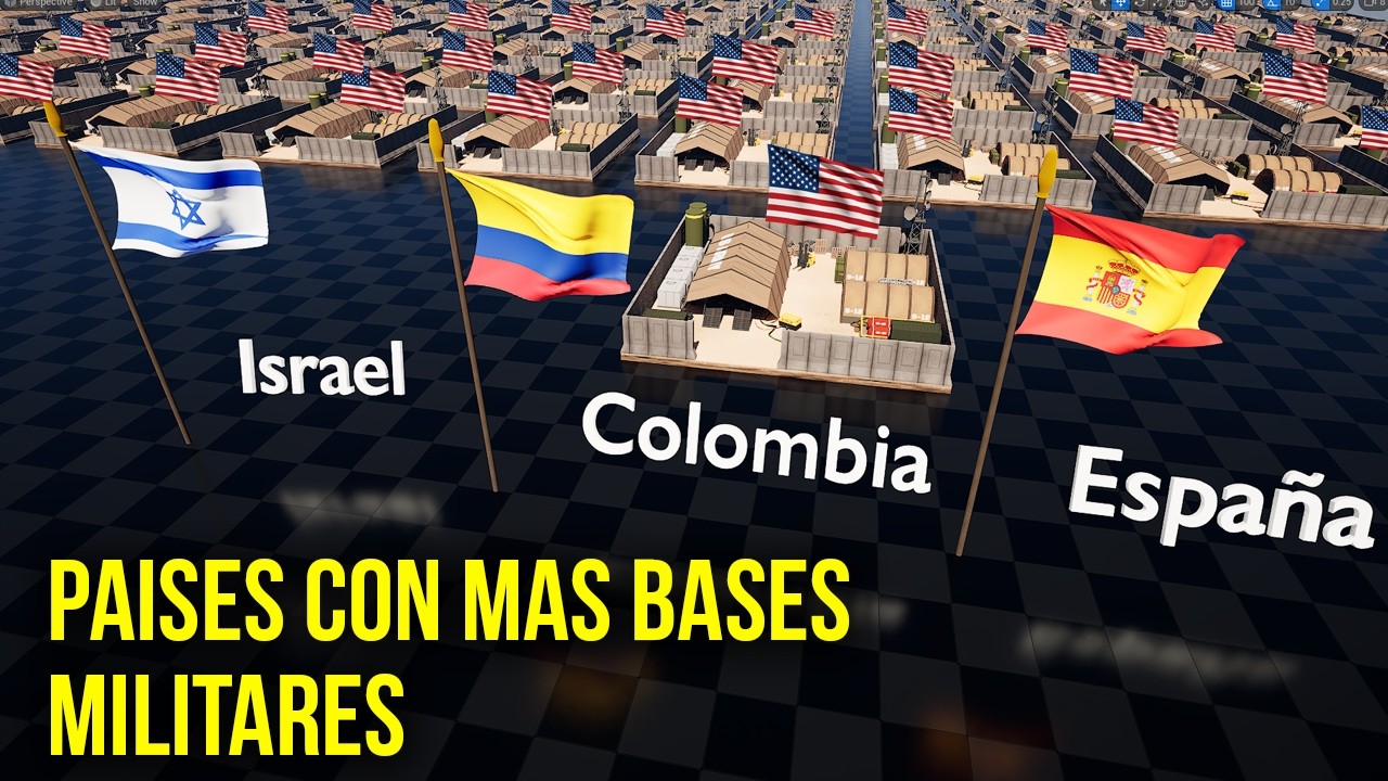 Países con MÁS Bases Militares de Estados Unidos 🇺🇸 en el Mundo