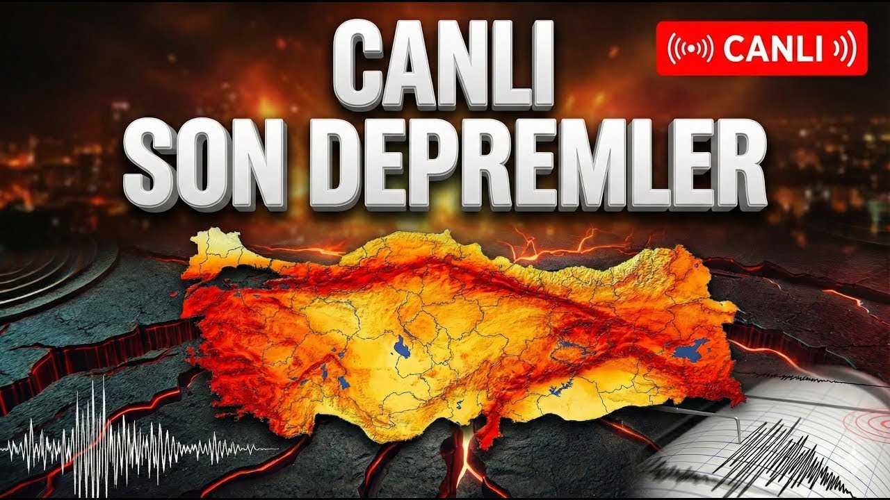 #CANLI #DEPREMLER: Son Depremler Takip, Canlı Deprem Haritası Takip - #earthquakes