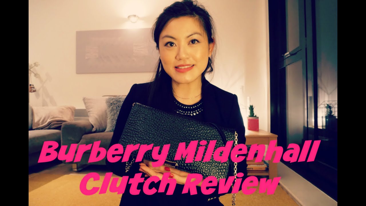 Burberry Mildenhall Clutch Review and whats in my bag