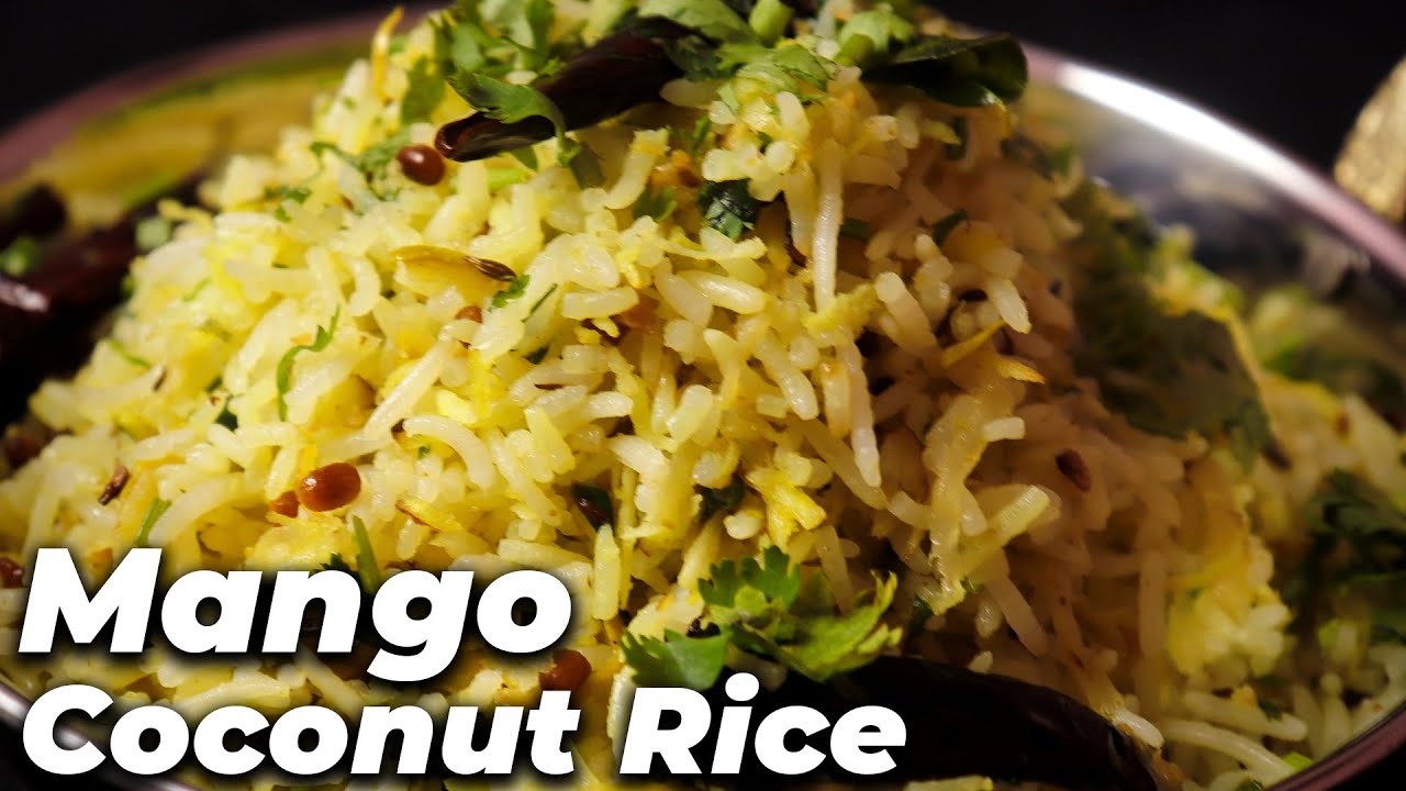 Mango Coconut Rice - Summer Special Recipe!! Big Foodie Recipes