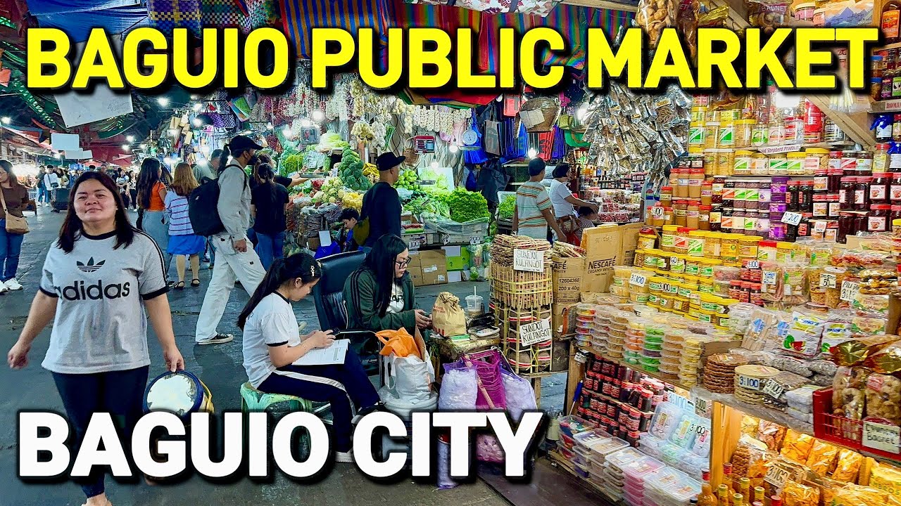 Baguio, Philippines - FOOD MARKET TOUR at the Famous Baguio City Public Market
