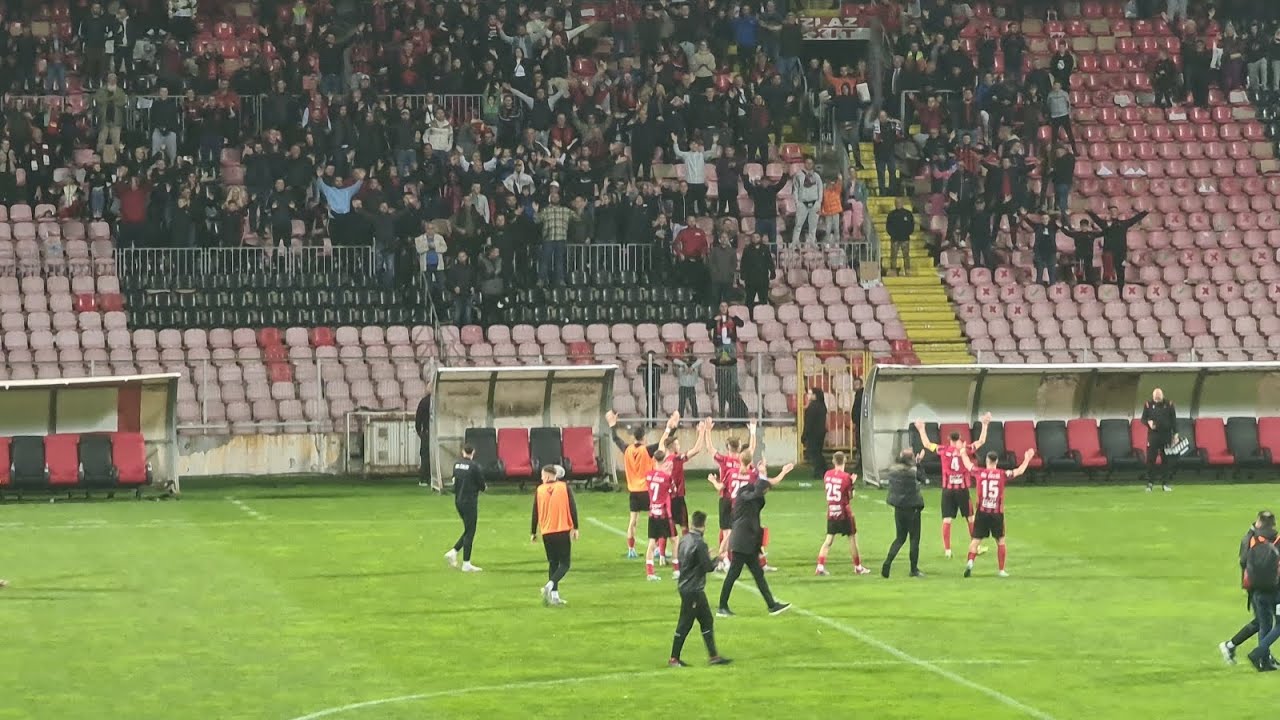 Igrači Čelika ispraćeni velikim aplauzom i ovacijama nakon sjajnog meča i pobjede
