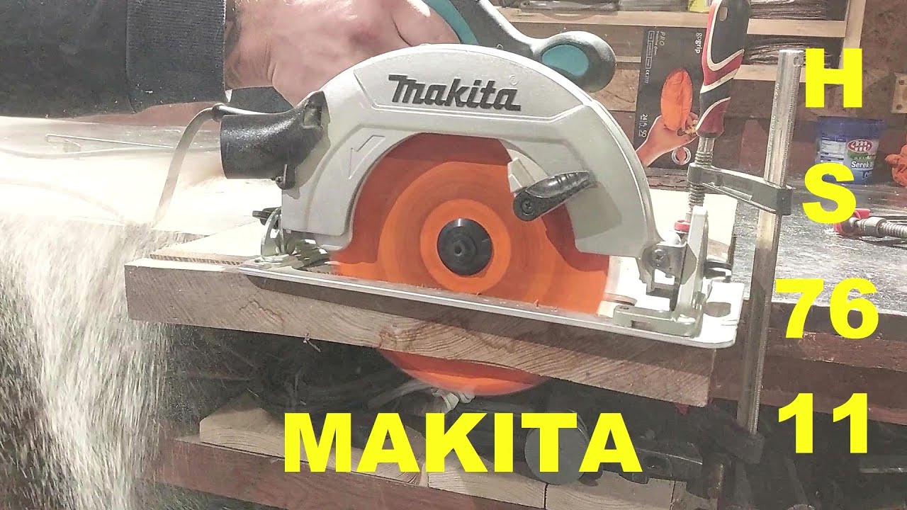 Makita HS7611 pilarka tarczowa unboxing + szybki test