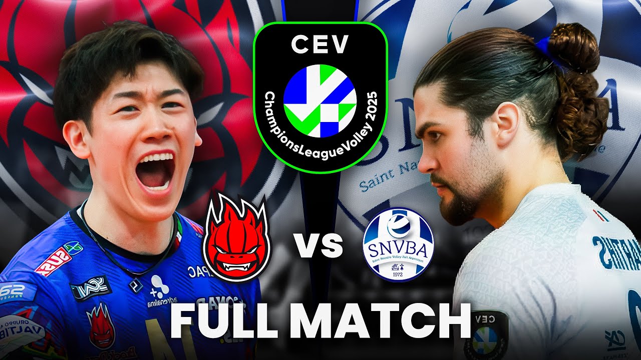 Perugia vs Saint Nazaire VB | Full Match - Game 2 | CEV Champions League Volley 2025