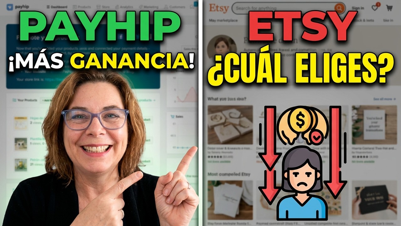 Payhip vs Etsy: Cuál elegir si quieres ganar de verdad