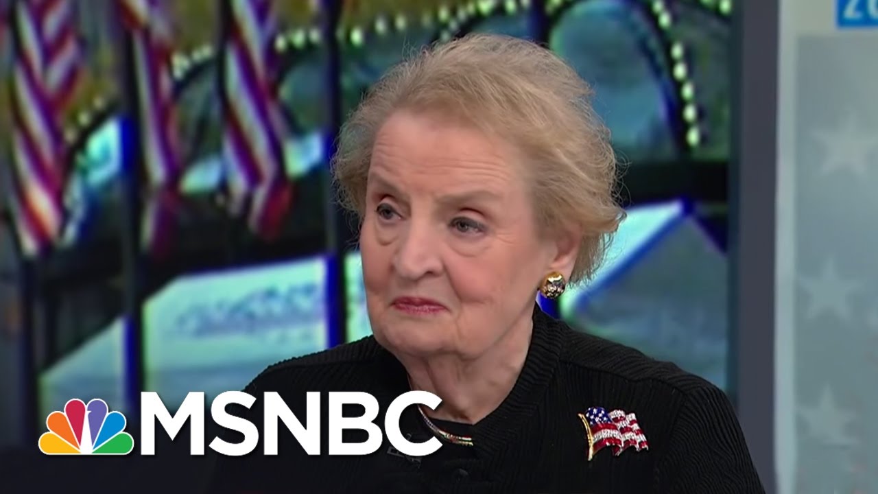 Madeleine Albright: Hillary Clinton's Speech Was 'Important' And 'Classy' | Andrea Mitchell | MSNBC