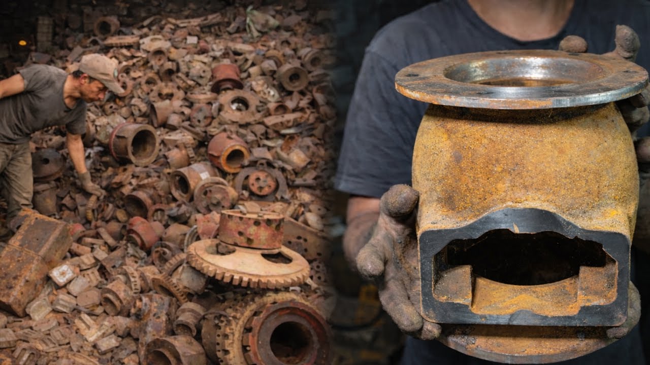 Amazing manufacturing process of Non-Return Valve | How Non Return Valve is Manufactured from Scrap
