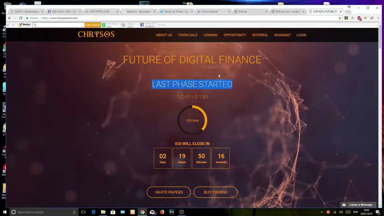 Numiv Monyx Chrysos Libracoin Bankcoin Bitfinite Hotcrypto 720p