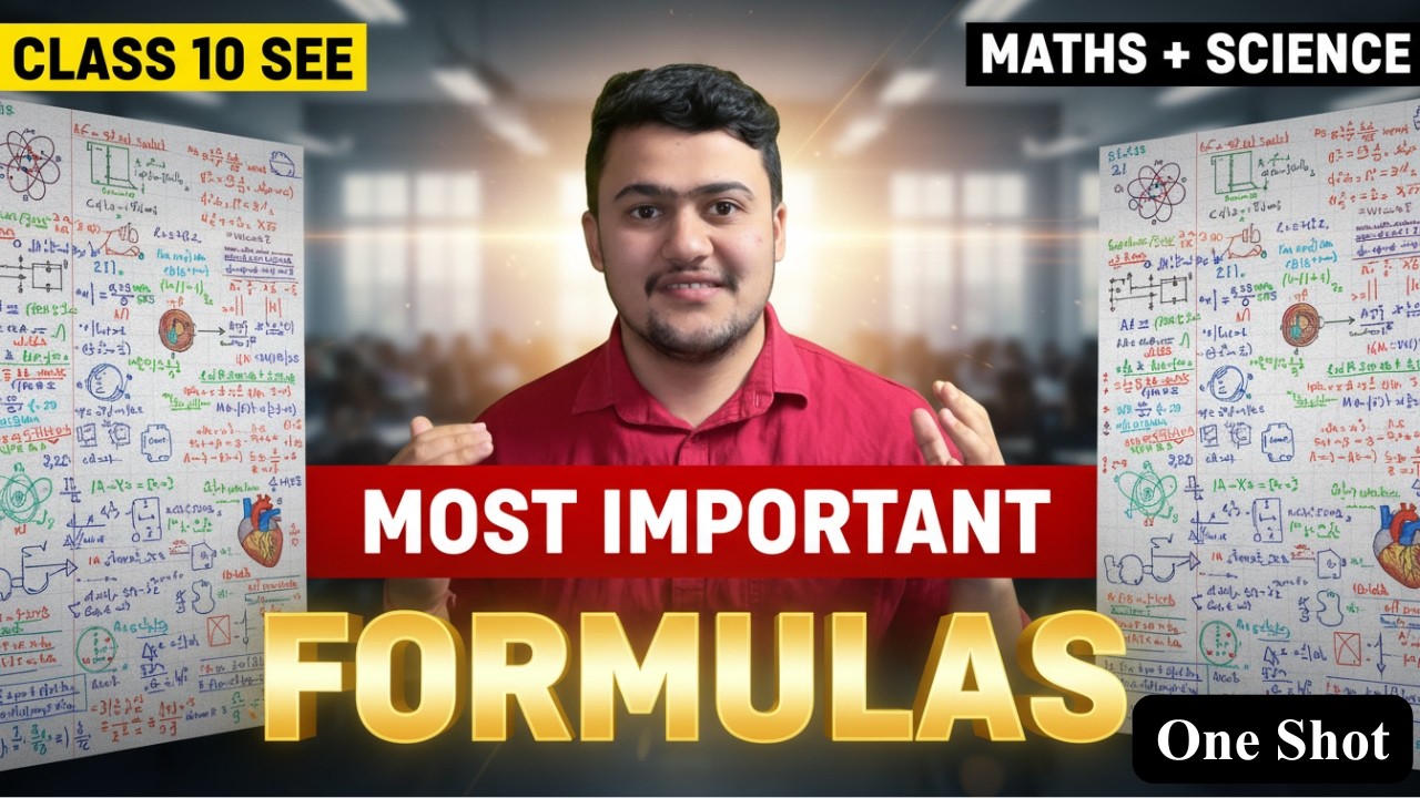 SEE Maths and Science all Chapter Formula in one Shot | SEE  Exam 2082