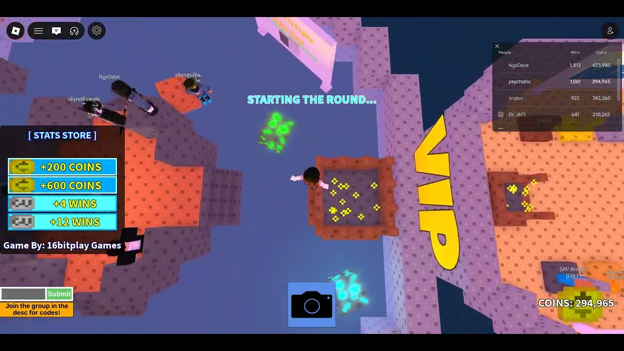 Roblox Skywars Gameplay