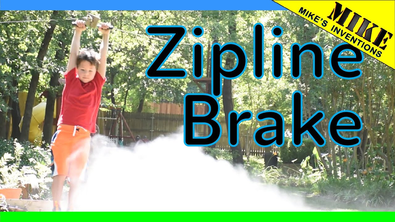 Zipline Brake Mechanism - Mikes Inventions