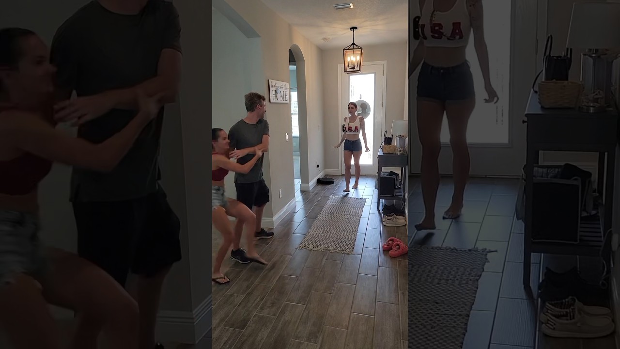 When you get a little too excited to see your friends husband
