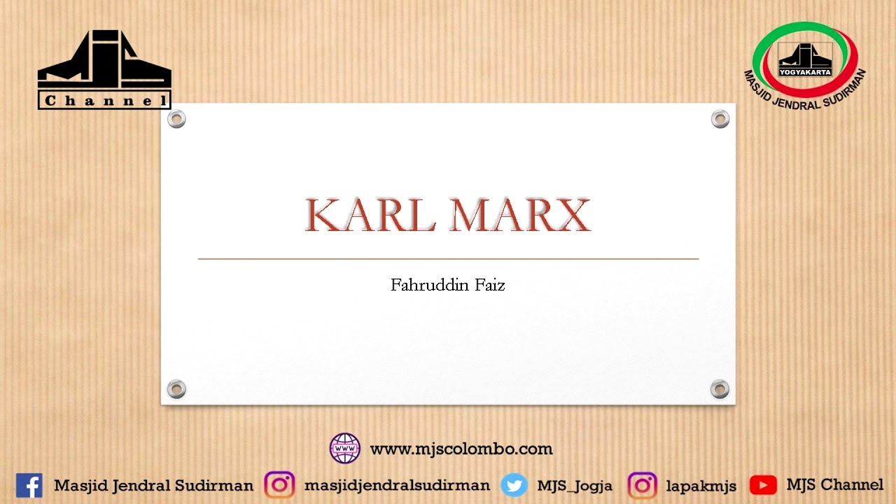Ngaji Filsafat 54 : Karl Marx