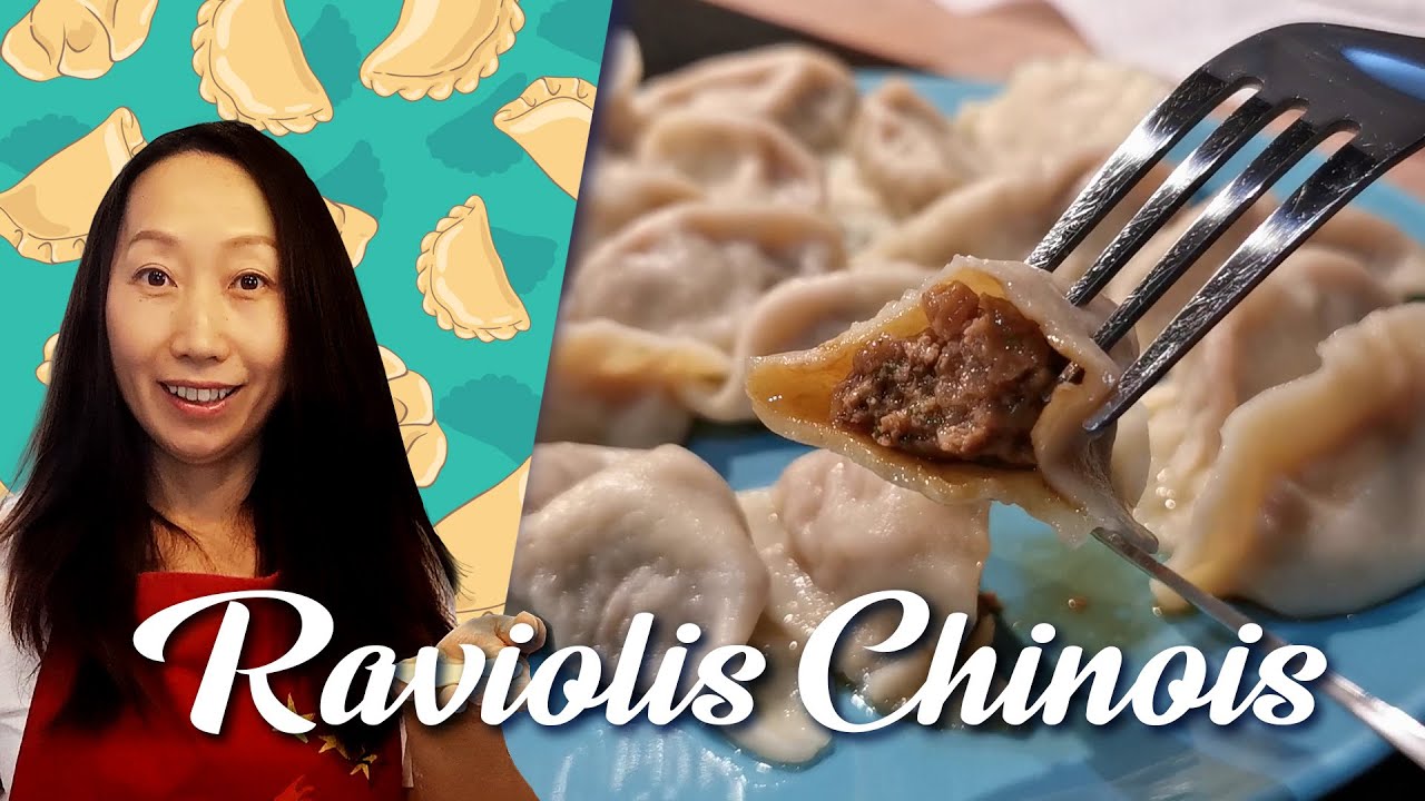 Ravioli Chinois maison au porc et boeuf I Chinese dumpling with pork & beef I Jiaozi