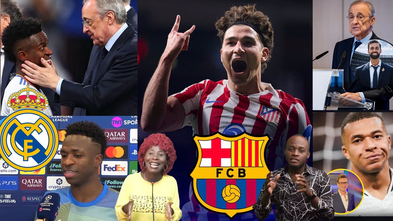 Vinicius deside rete nan Real Madrid, Julian Alvarez nan Barcelone, Dosye selection national la…