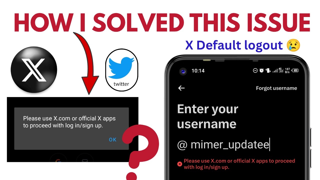How to Fix &ldquo;Please Use X.com or Official X Apps&rdquo; Login Error | X (Twitter) Login Problem Solved