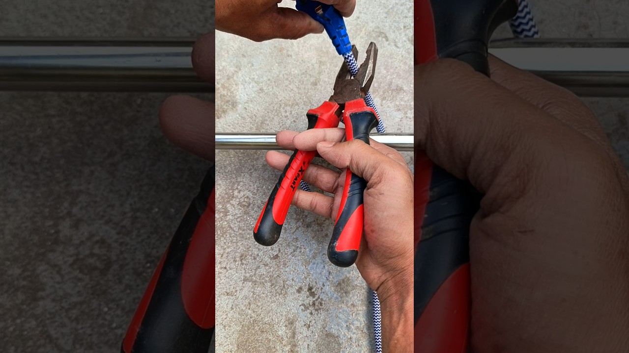Brilliant Life Hack! Easy Way to Fix a Pinched Cable 💯
