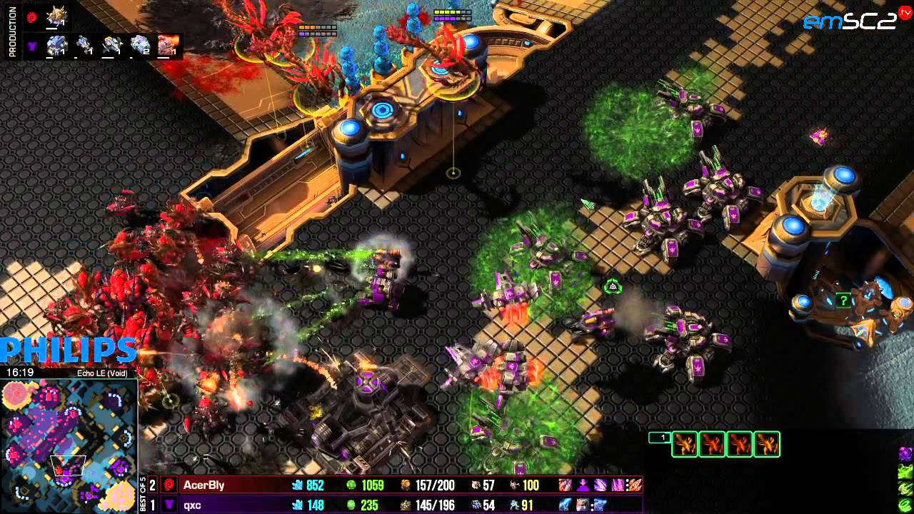 Legacy of the Void Beta - TvZ - Qxc vs Bly - g3- Lycan League