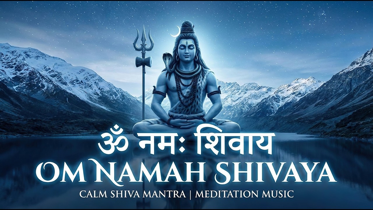 INSTANT DEEP PEACE 🧘‍♂️ Om Namah Shivaya Mantra for Healing & Meditation