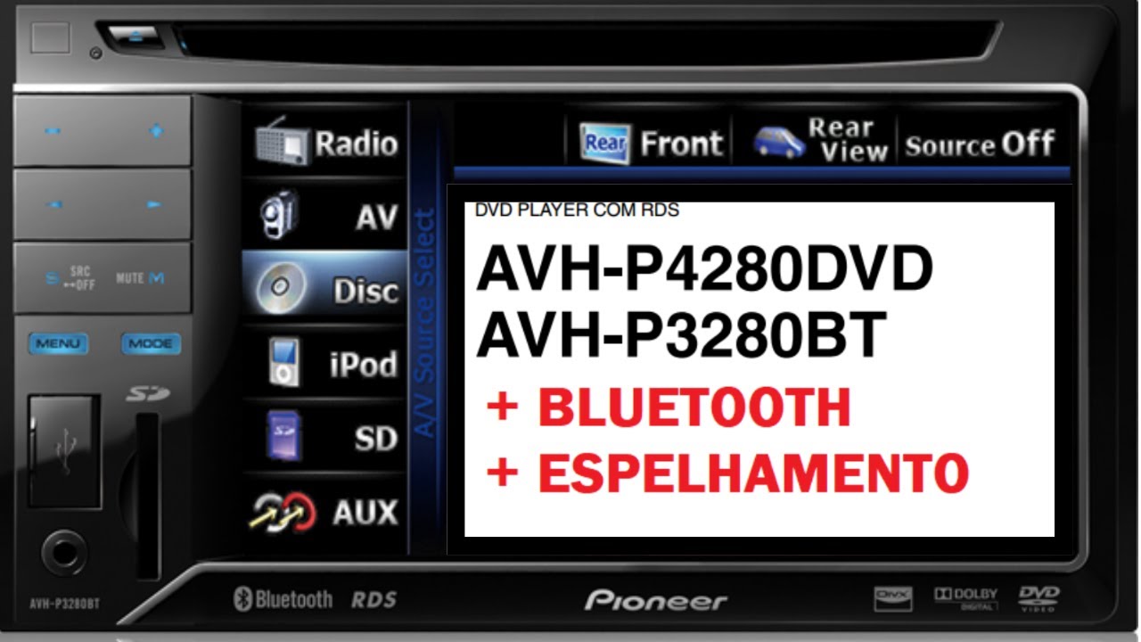 Atualize o áudio do seu carro: Pioneer AVH-P3250DVD com recursos de GPS e Bluetooth explicados!