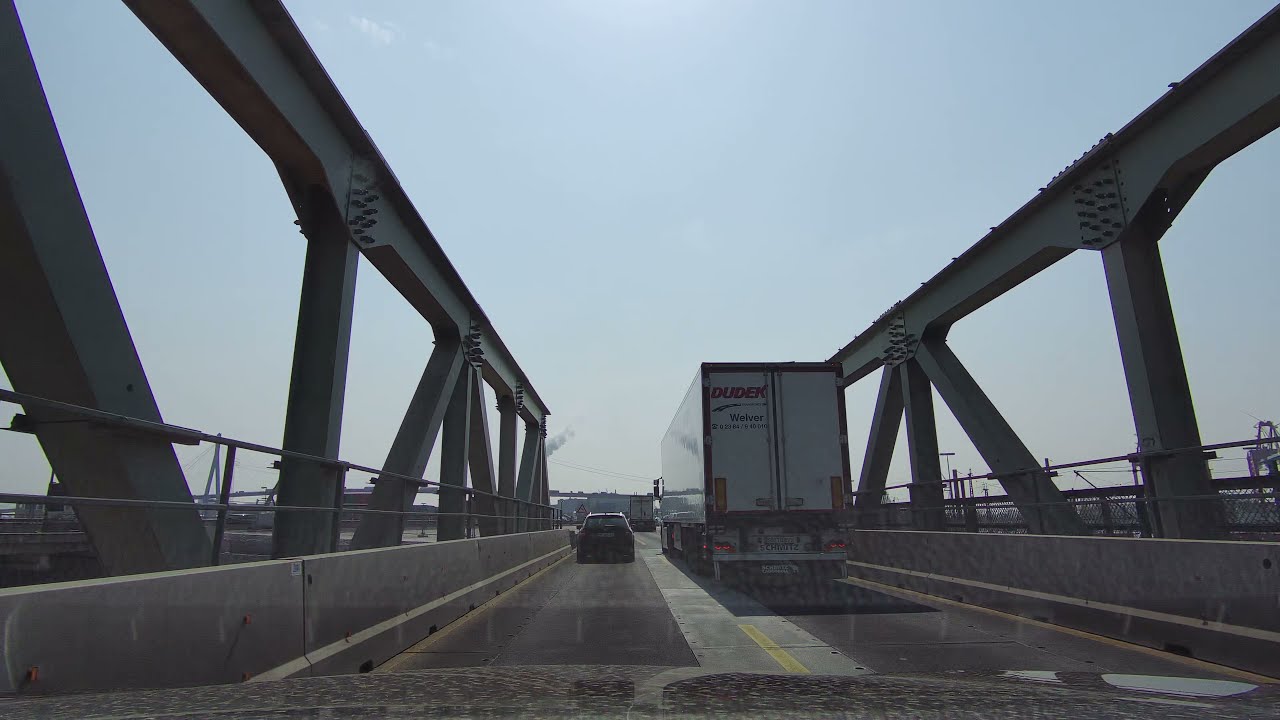 A7-Deckel Richtung Süden - Hamburg-Schnelsen bis Heimfeld (4K)