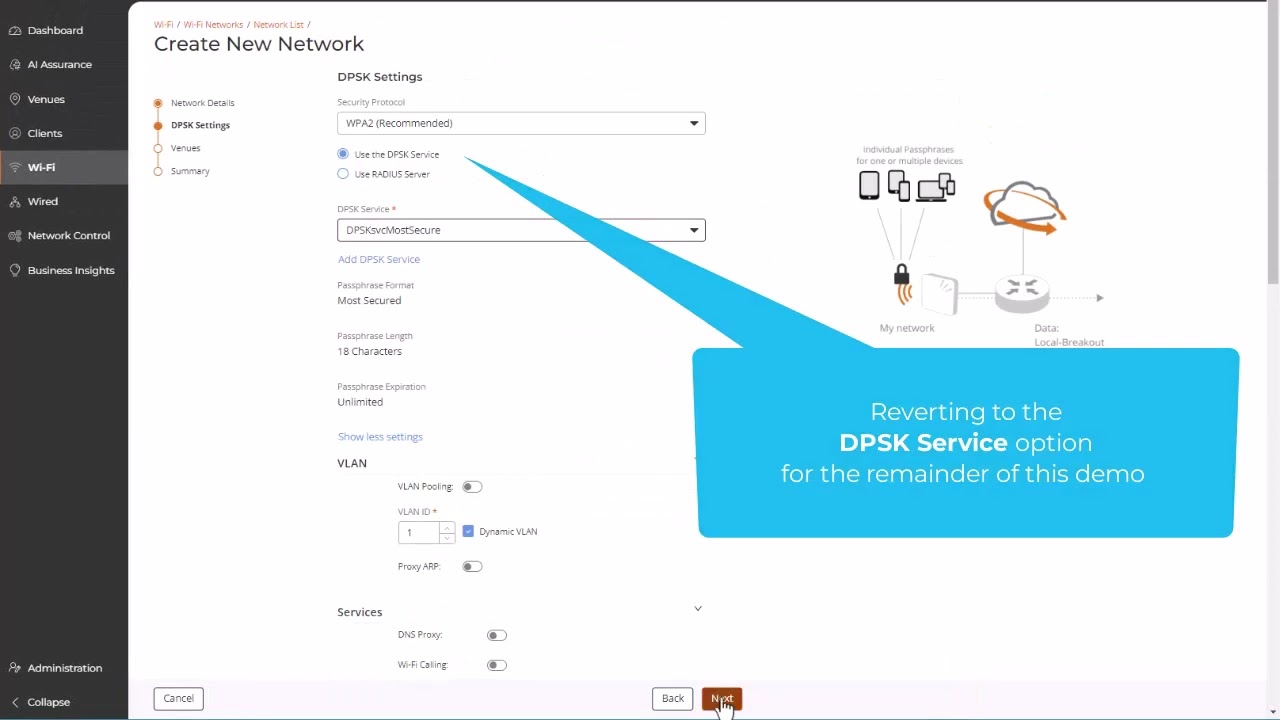 RUCKUS One: Adding a DPSK Network and Managing DPSK Passphrases