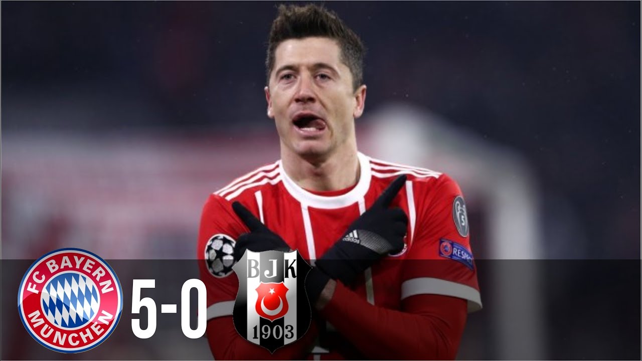 Bayern Munich vs Besiktas 5-0 - All Goals & Highlights UCL 21/02/2018 HD