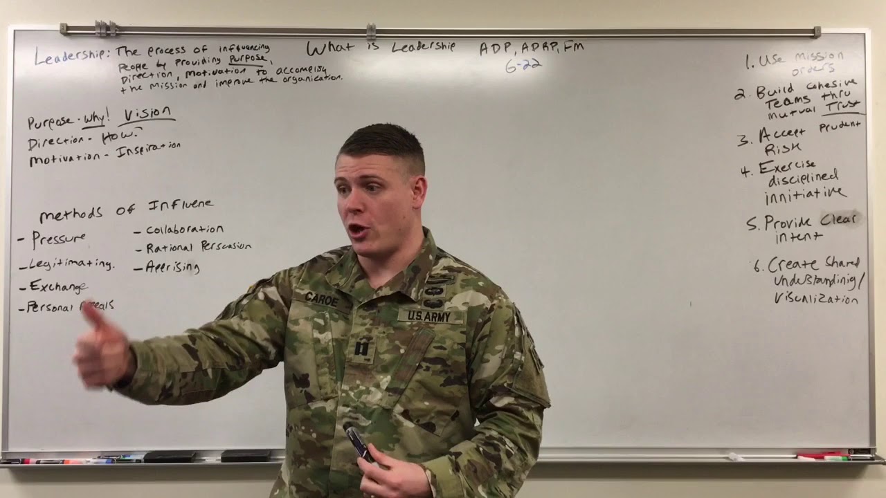 Army Leader Development - 2 “What is Leadership?”