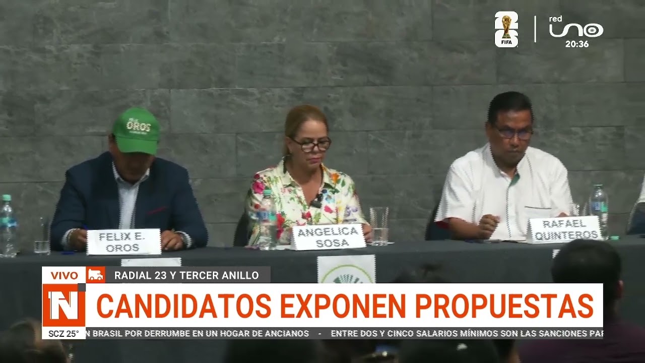 FORO DE CANDIDATOS A LA ALCALDÍA DE SCZ DE LA SIERRA