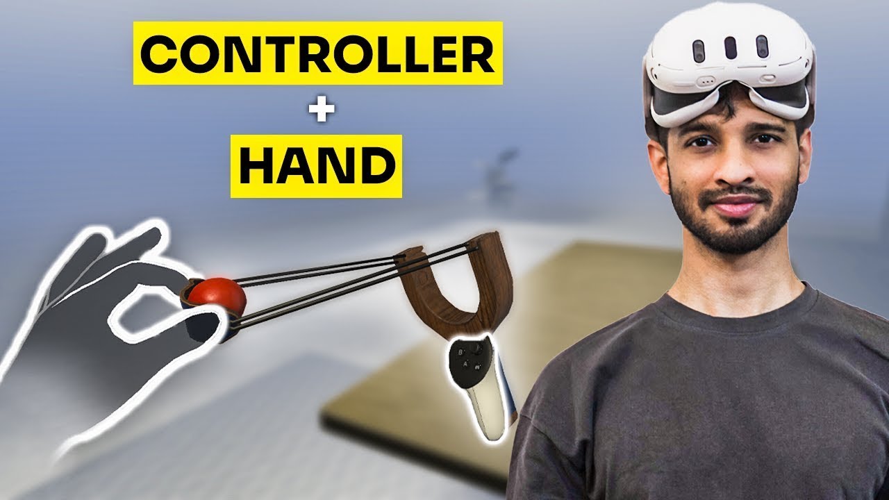 Simultaneous Hand and Controller Tracking Setup