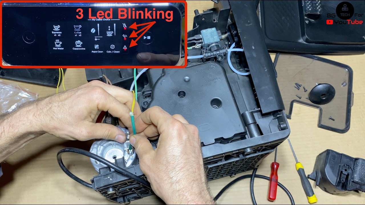4K ✅ Philips EP2231 Repair 🔥 3 RED LED Blinking 🔥 Philips 1000 2000 3000 4000 5000 Coffee Machine ✅