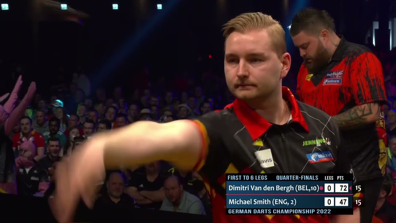 Dimitri Van den Bergh v Michael Smith | German Darts Championship 2022 | Quarter Final