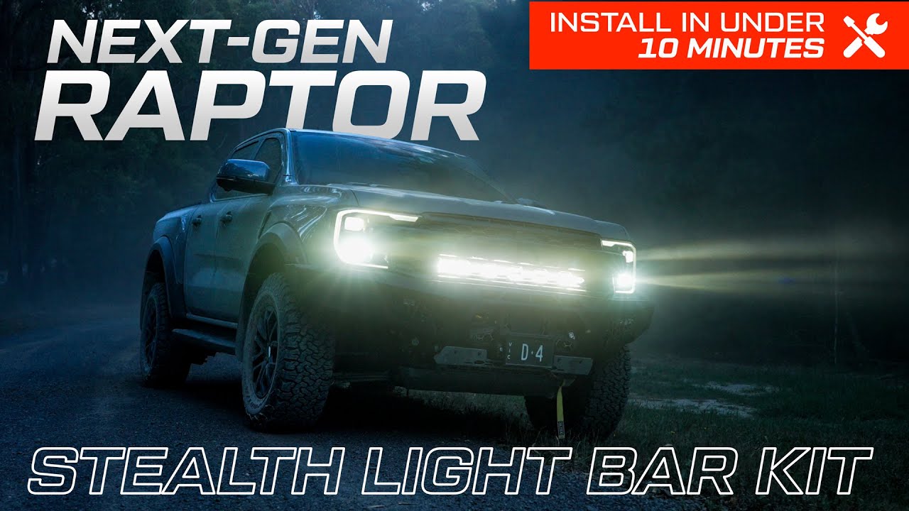 Как установить 32-дюймовую стелс-панель Ford RAPTOR нового поколения | Комплект для установки за ...