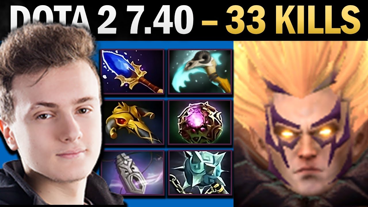 Invoker with Pro 33 Kills and Dread - Dota 7.41