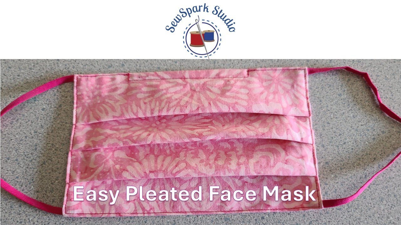 Sew a Quick and Easy Pleated Face Mask