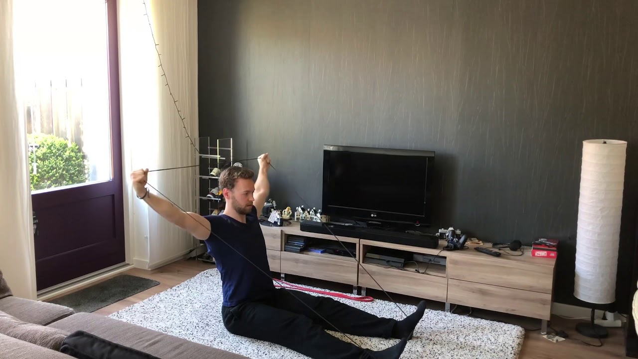 Home workout voor een rechte houding