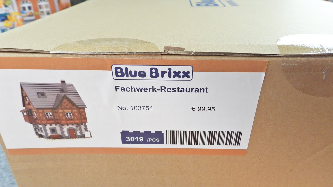 Unboxing: Fachwerk Restaurant - BlueBrixx® Specials 103754