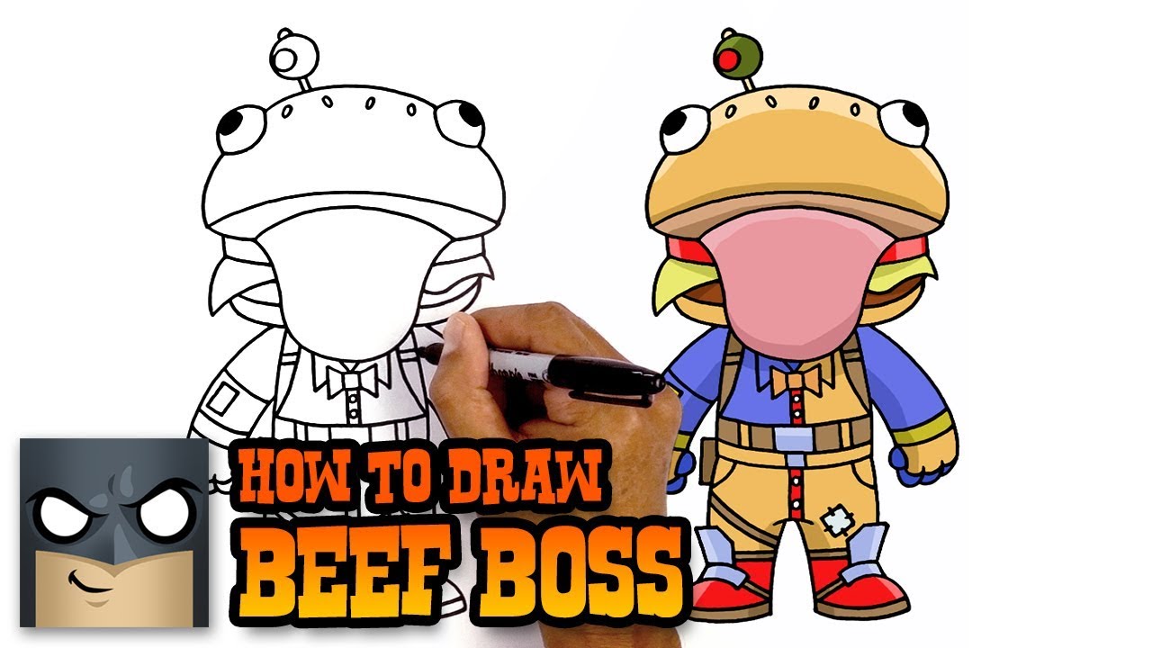 How to Draw Fortnite | Beef Boss