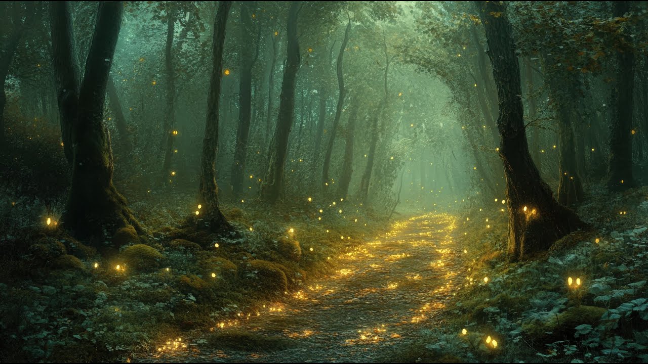 A Gentle Path Through the Enchanted Forest – Calm Woodland Ambience for Reading