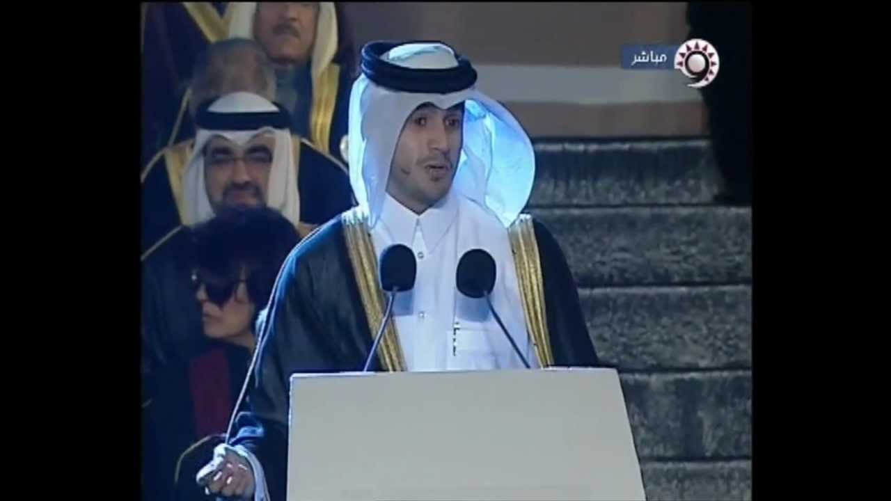 كلمة الطالب عبدالله محمد الأنصاري في حفل التخريج بجامعة قطر 2011