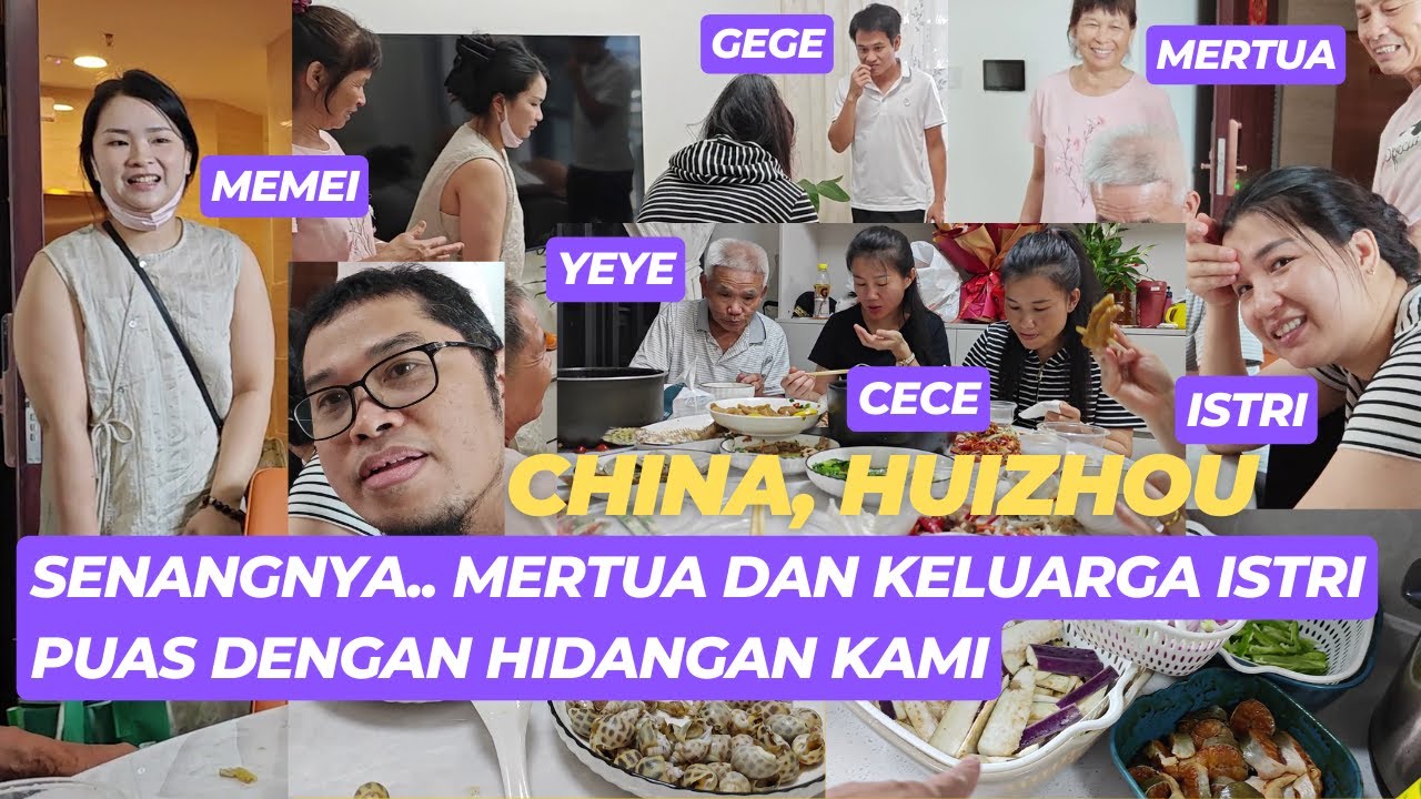 SENANGnya! Sukuran di China SUKSES, Mertua dan Keluarga ISTRI Puas Dengan Hidangan Kami